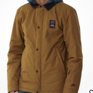 NEW Rip Curl Anti Series COACH SNOW 10K Jacket Size S With Tags Gold 199.99